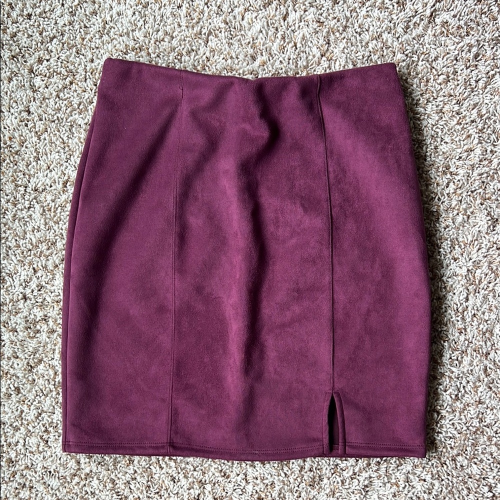 Elegant Maroon Women's Skirt